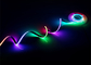 Υψηλής πυκνότητας ΣΠΑΔΙΚΩΝ ελεύθερο συνεχές ρεύμα 5V 12mm σημείων λουρίδων των οδηγήσεων εύκαμπτο ευρέως ψηφιακό RGB χρώμα