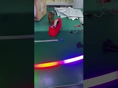 360° Στρογγυλό 25mm Μαγικό χρώμα Εξωτερικό έλεγχο Ψηφιακή φωτεινή γραμμή διευκρινίσιμο RGB Led Neon