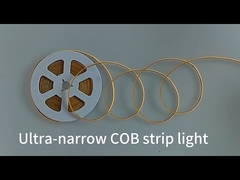 3mm Ultra Narrow σχοινί ντουλάπι ντουλάπι TV φως πίσω LED Strip 400LEDs / M COB Strip