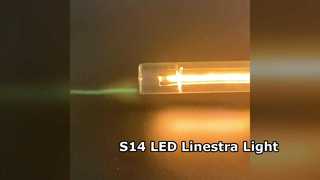 S14-LED Σωλήνας με νήματα με γυαλί, Linestra