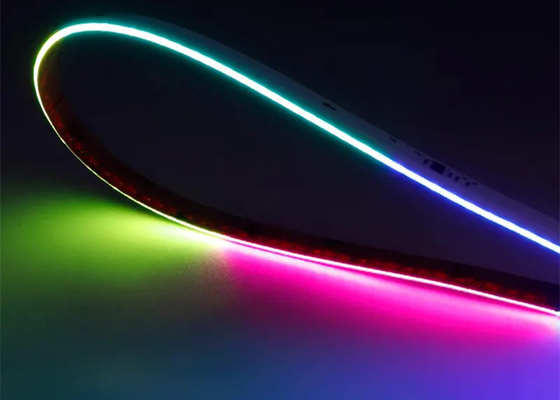 Πλευρική εκπομπή COB Σχοινί 630LED ανά μέτρο RGB 8mm Ευέλικτο Rgb Free Dot Led Light
