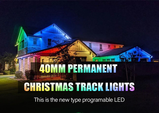 40mm Rgb Rgbw Μόνιμα Χριστουγεννιάτικα φώτα IP68 Διακοπές φωτισμός Μονούλα Pixel Point Light