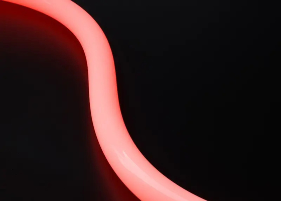 Ψηφιακή φωτεινή γραμμή διευθύνσιμη RGB Led Neon 360 ° Στρογγυλό 25mm Μαγικό χρώμα Εξωτερικό έλεγχο
