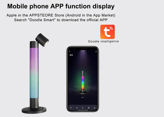 Εφαρμογή Smart Graffiti Δημιουργικό Δισκογραφικό Φώτο LED Ατμόσφαιρα Φως Εργασία ανάγνωση Δίπλα στο κρεβάτι Νυχτερινό φως