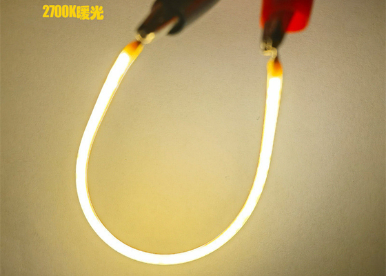 3VDC LED Ευέλικτο νήμα 255mm 260mm 180 Chips 2200K Κίτρινο φως 300mA CRI 83