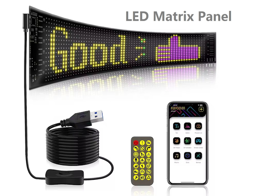 Ελαφριά οθόνη LED Ετικέτα διαφήμιση προώθηση οθόνη RGB χρώμα APP έξυπνη προγραμματιζόμενη εσωτερική LED πινακίδα