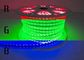 Φως λουρίδων των RGB Driverless οδηγήσεων υψηλής τάσης, πλήρες χρώμα RoHS που αλλάζει τη λουρίδα των οδηγήσεων