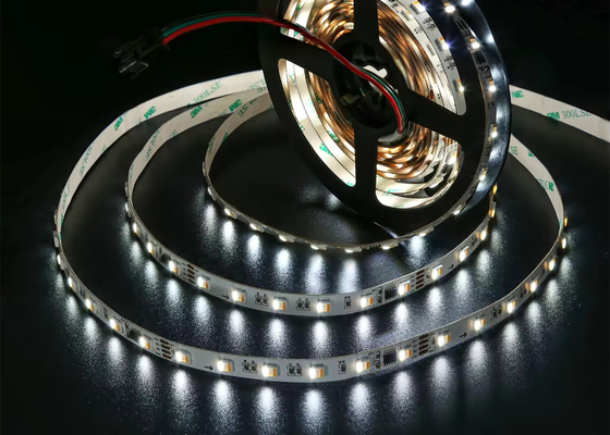 WS2805 Σημείο διακοπής RGBCW Πέντε χρώματα ταινία RGB + Δυοχρωματική Φανταστική Χρώμα Σημείο διακοπής RGBCW 12V24V