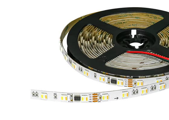 WS2805 Σημείο διακοπής RGBCW Πέντε χρώματα ταινία RGB + Δυοχρωματική Φανταστική Χρώμα Σημείο διακοπής RGBCW 12V24V