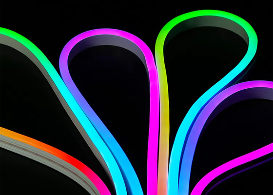 Έξυπνο Neon LED σκοινί Light Kit DC5V RGB Neon 1M 2M 5M IP67 DIY Neon Light Strip Bluetooth TUYA WIFI Εφαρμογή μουσική