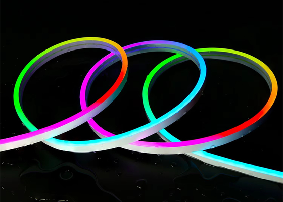Έξυπνο Neon LED σκοινί Light Kit DC5V RGB Neon 1M 2M 5M IP67 DIY Neon Light Strip Bluetooth TUYA WIFI Εφαρμογή μουσική