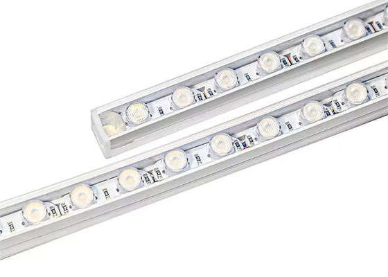 Δυνατό να λυθεί 16*16 MM Ευέλικτο LED Γραμμικό Οπτικό Λοχείο DC24V IP65 Αδιάβροχο Φως Πλυντηρίου Τείχους