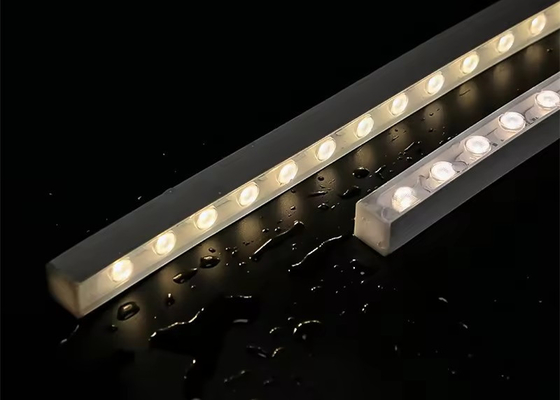 Δυνατό να λυθεί 16*16 MM Ευέλικτο LED Γραμμικό Οπτικό Λοχείο DC24V IP65 Αδιάβροχο Φως Πλυντηρίου Τείχους