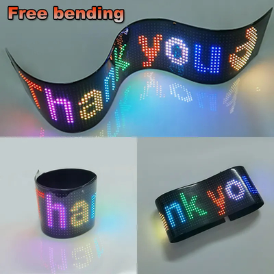Διαφήμιση Σκρολόινγκ LED Car Sign Board Προγραμματιζόμενο App Control Εξωτερικές πλήρεις χρωματικές LED πινακίδες