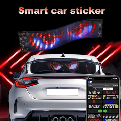 Διαφήμιση Σκρολόινγκ LED Car Sign Board Προγραμματιζόμενο App Control Εξωτερικές πλήρεις χρωματικές LED πινακίδες