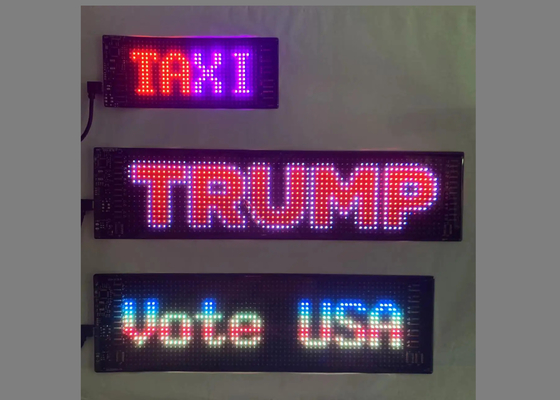 DIY LED παράθυρο οθόνης ταξί LED οθόνη για διαφήμιση αυτοκινήτων προσαρμόσιμο σχεδιασμό για JDM, διαφήμιση αυτοκινήτων