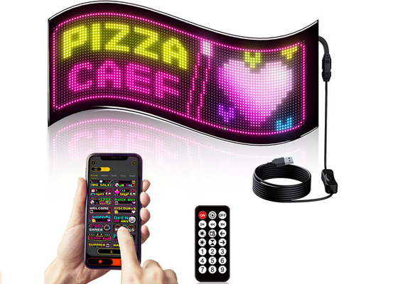 32*96 Διπλή σειρά LED διαφημιστική πινακίδα Πίνακα αυτοκινήτου Ευέλικτο Pixel Προγραμματισμό Διακίνηση DIY Πίνακα μήτρας κειμένου