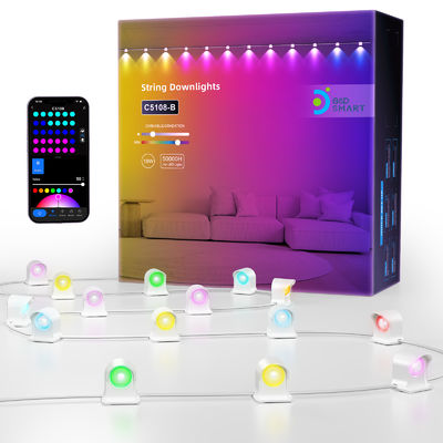 Διευθύνσιμα RGB IP68 Αδιάβροχα φώτα LED για χριστουγεννιάτικες διακοσμήσεις