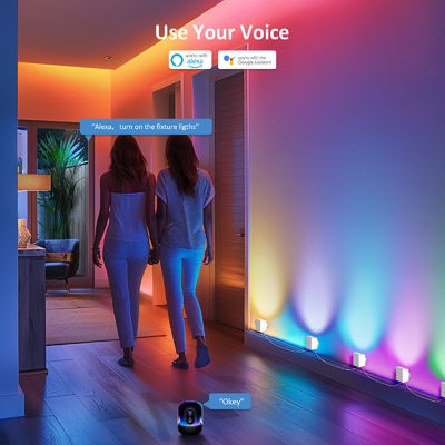 Ηλεκτρονικό σύστημα ελέγχου με Bluetooth, διευθύνσιμο RGBCW, έξυπνα φώτα για το χριστουγεννιάτικο διακόσμηση