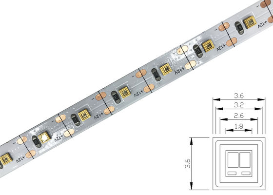 UV  Υπεριώδης ταινία LED Blacklight 270nm 365nm Υψηλής έντασης ακτινοβολίας Αποστείρωση Μικροβιοκτόνος Στερέωση Μωβ UV LED Strip