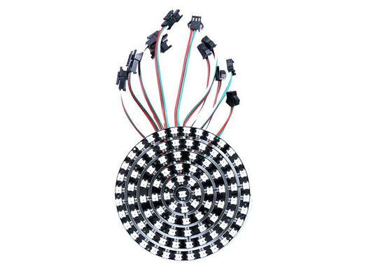 Ψηφιακό πλήρες χρώμα RGB WS2812 SK6812 IC Pixel DC5V Circle Led Ring
