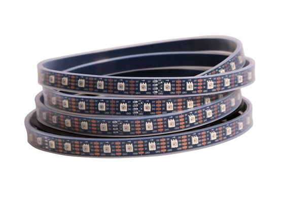 Υδροσταθεροποιημένα SK9822/APA102/APA102c RGB LED Strip Bulk 60LEDs/M Διευθύνσιμα έξυπνα φώτα Strip Landscape DC5V